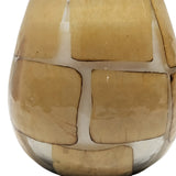 Aberdeen Brown Vanilla Brick Pattern Candle