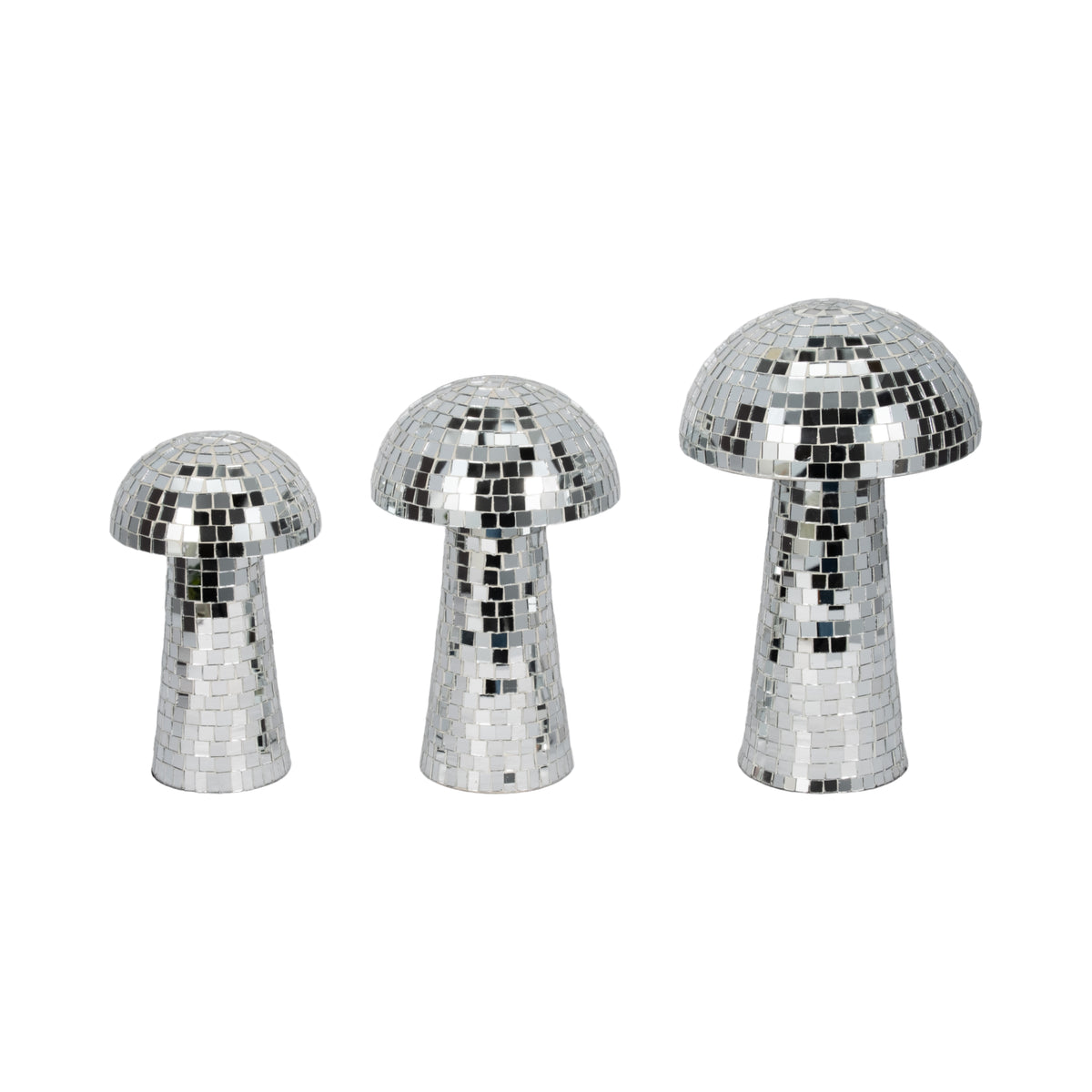 Lakeshore Silver Small Mosaic Mushroom