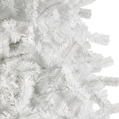 11' White Artificial Christmas Tree with 2720 Bendable Branches and 1000 LED Lights - Ornate Home