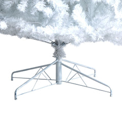 11' White Artificial Christmas Tree with 2720 Bendable Branches and 1000 LED Lights - Ornate Home