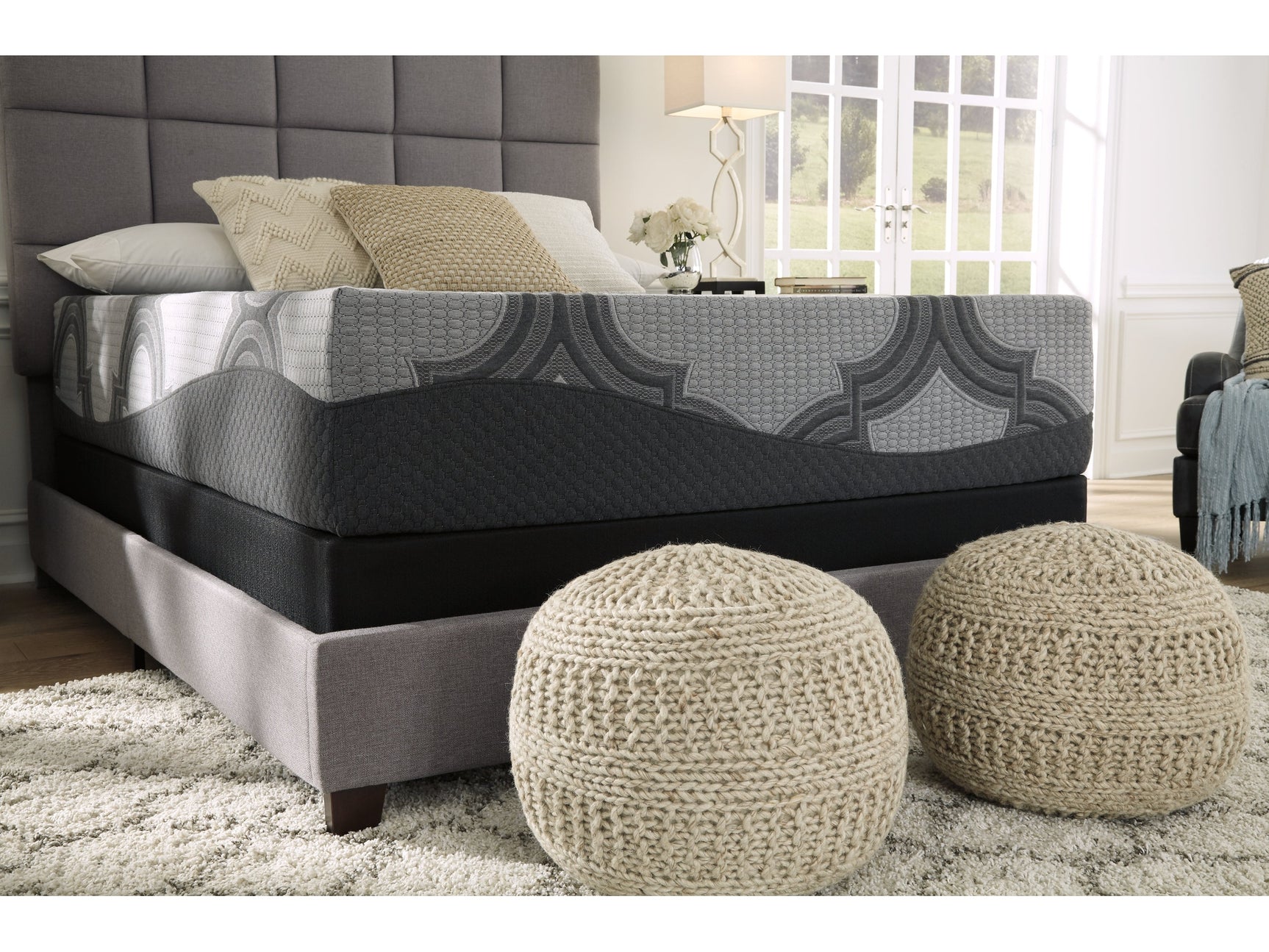 1100 Series Gray Full Firm Mattress (Online Special Price) - Ornate Home