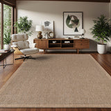 Fiora Natural 1 Jute-Look Area Rug | Hose & Go Cleaning