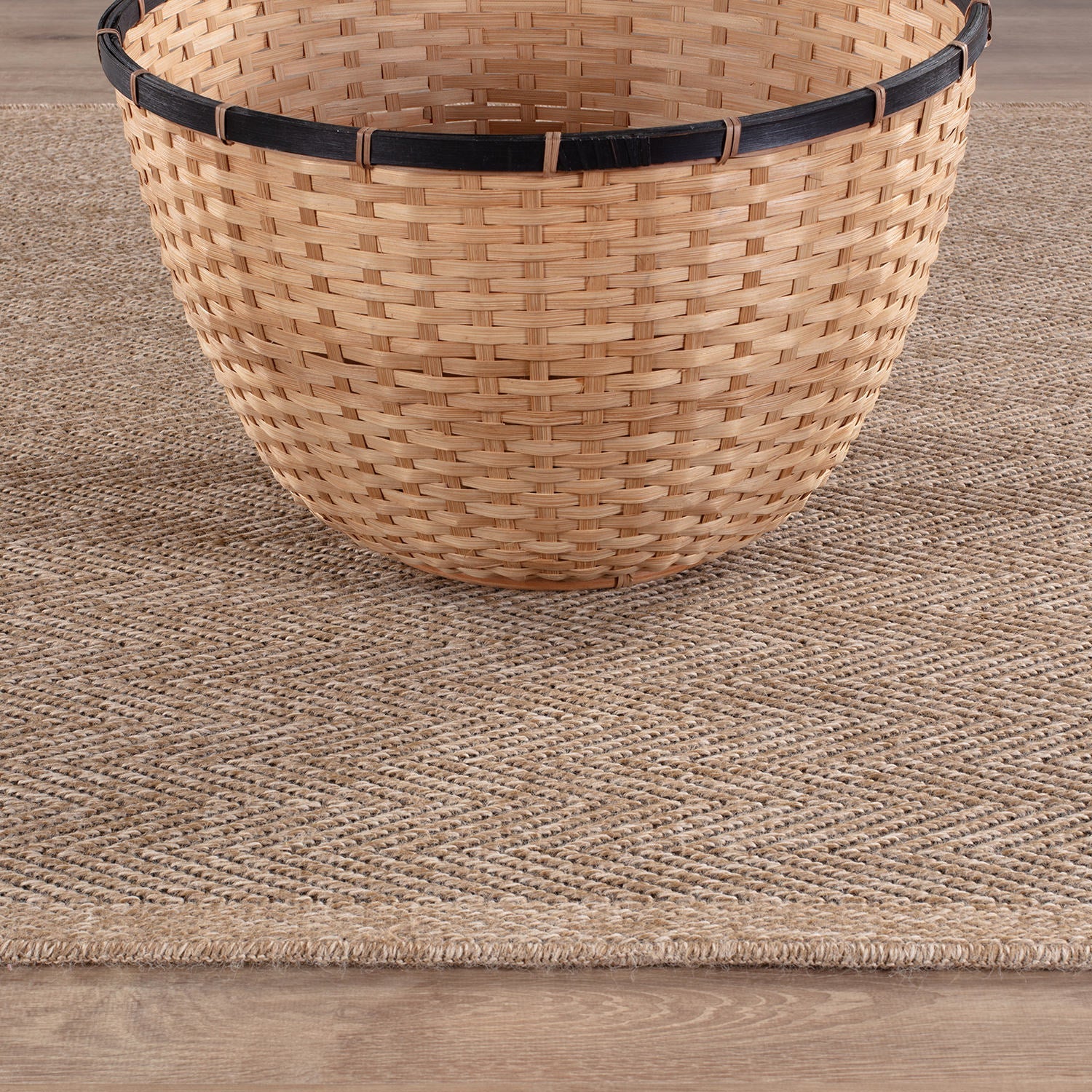 Fiora Natural 1 Jute-Look Area Rug | Hose & Go Cleaning