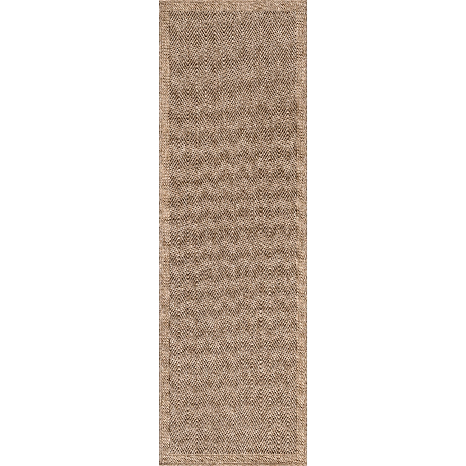 Fiora Natural 1 Jute-Look Area Rug | Hose & Go Cleaning