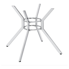 Steele Chrome Spoke Metal Dining Table Base