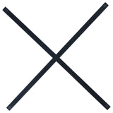 Pace Matte Black Geometric Metal Dining Table Base