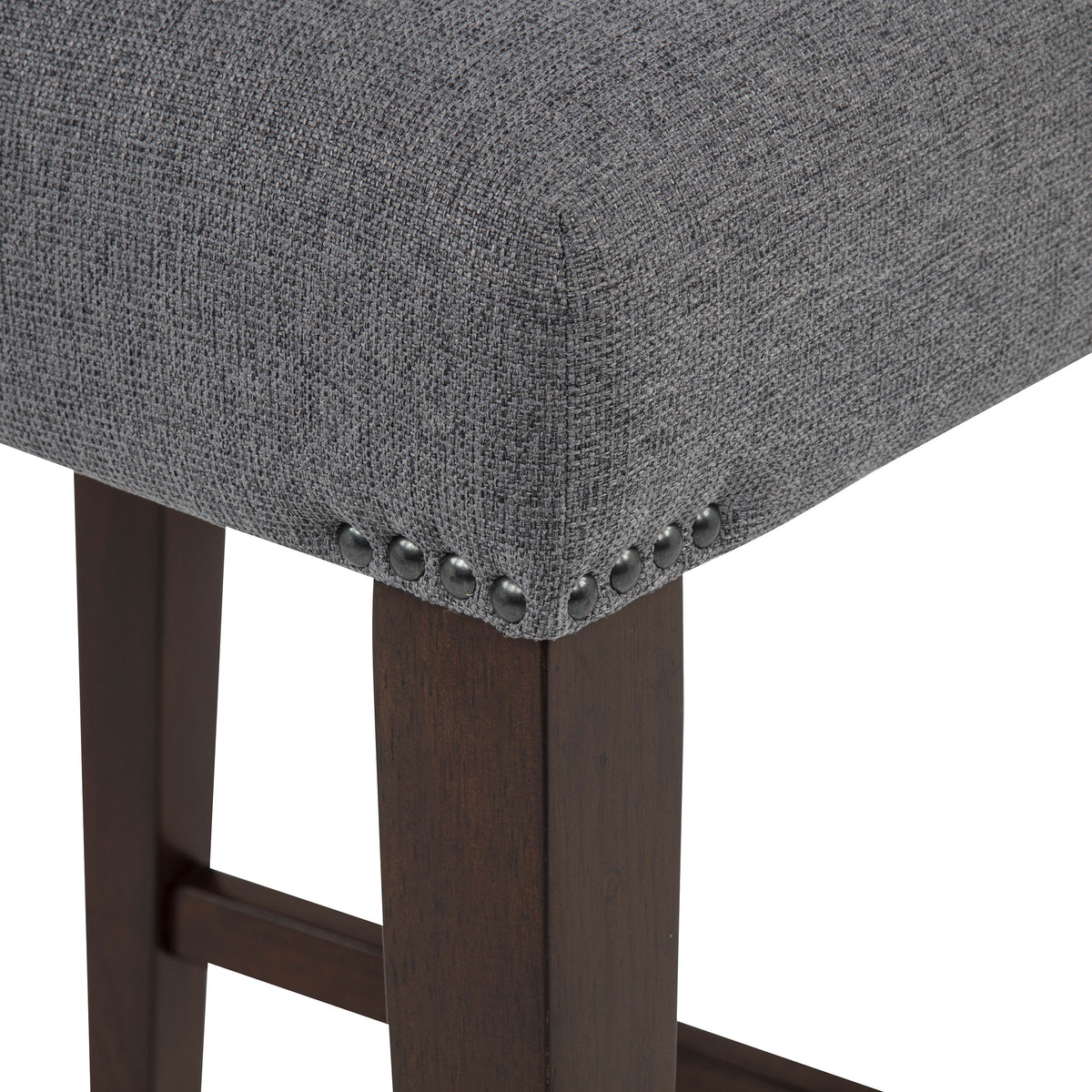 Naser Grey And Dark Walnut 5-Piece 48-inch Round Dining Table Set