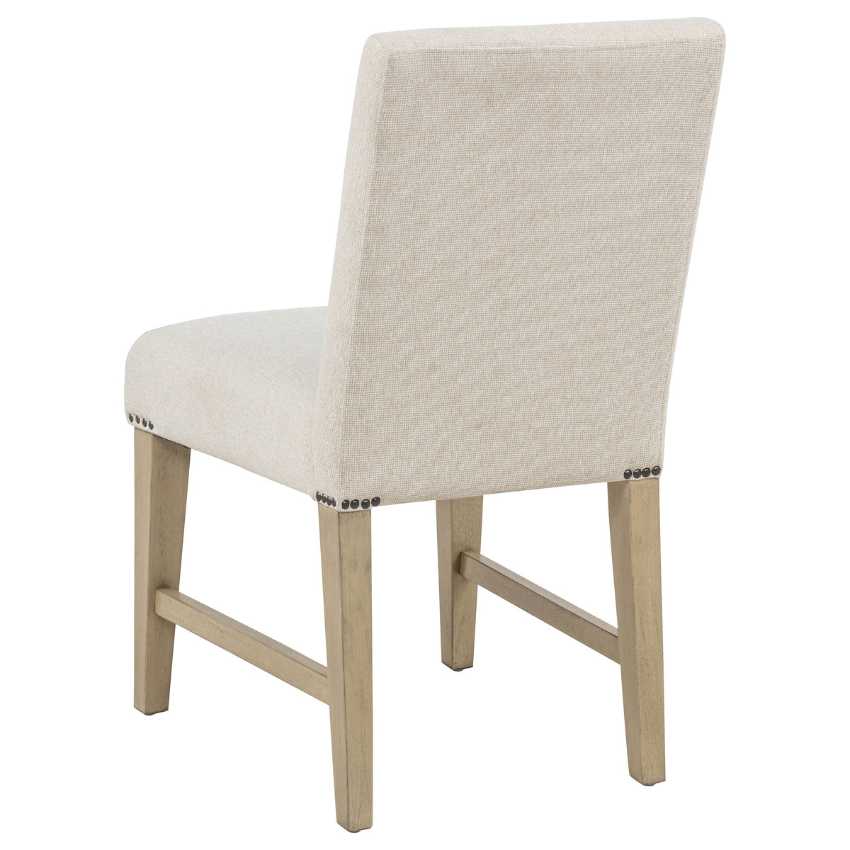 Naser Beige And Light Oak 5-Piece 48-inch Round Dining Table Set
