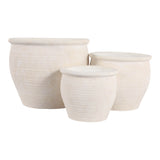 Lutherholm Ivory/White Planters (Set of 3)