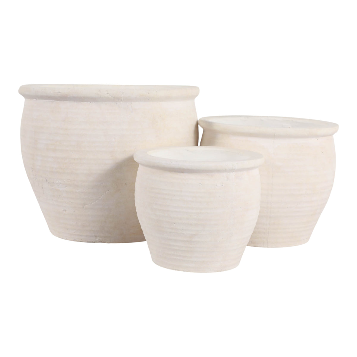 Lutherholm Ivory/White Planters (Set of 3)