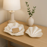 Ignacio Ivory Capiz Shell Shaped Bowls (Set of 2)