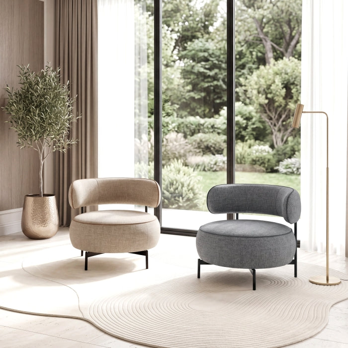 Encircle Brown Swivel Chair