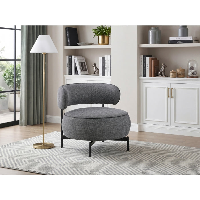 Encircle Gray Swivel Chair