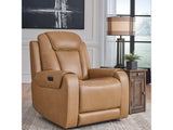 Card Player Cappuccino Power Recliner - Ornate Home