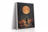 Witch Beneath the Harvest Moonlight