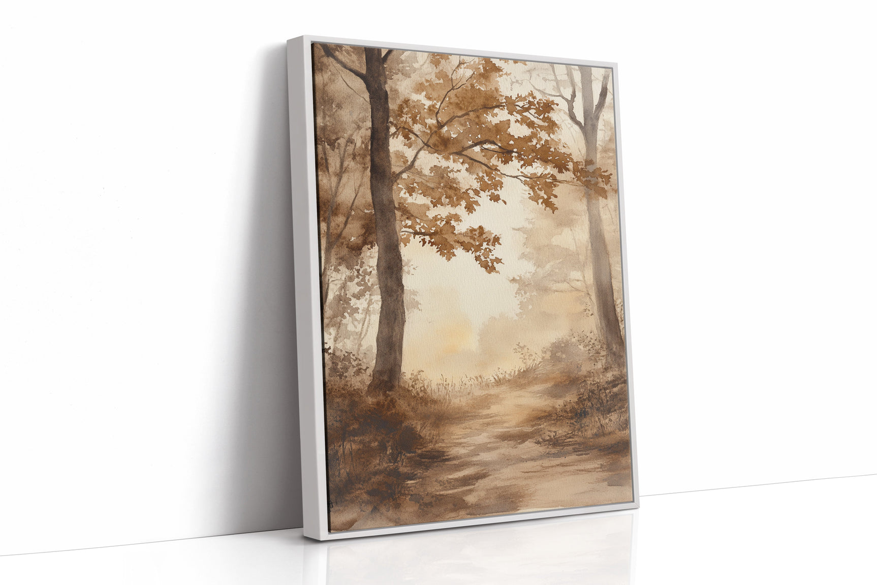 Pathways Through Golden Haze