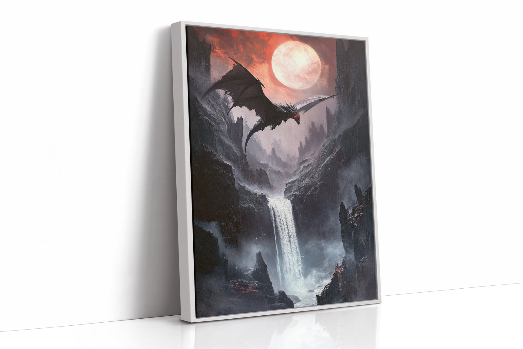 Beneath the Blood Moon's Flight