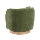 Synova Walnut Swivel Chair