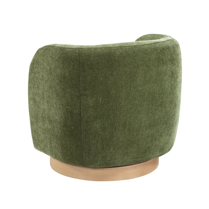 Synova Walnut Swivel Chair