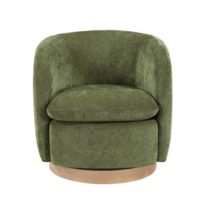 Synova Walnut Swivel Chair