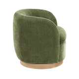 Synova Walnut Swivel Chair
