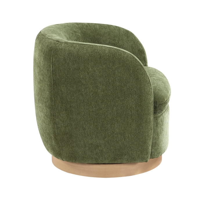 Synova Walnut Swivel Chair