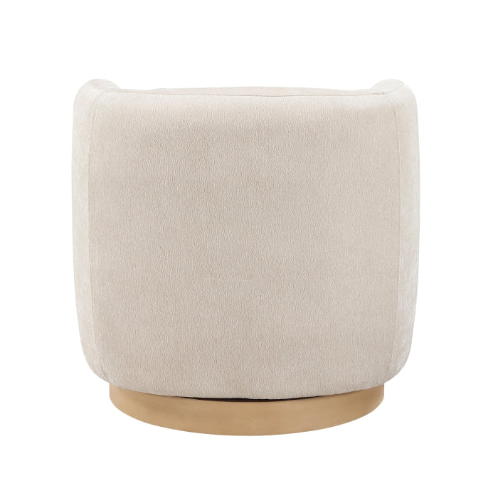 Synova Beige Swivel Chair