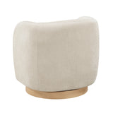 Synova Beige Swivel Chair