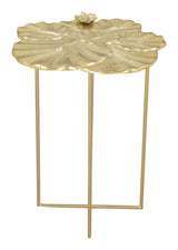 Lotus Gold Side Table