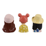 Winnetka Multicolor Colorful Girl Figures (Set of 3)