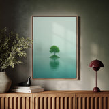 Solitary Tree in Mist