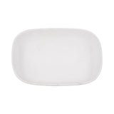 Murray White Footed Rounded Rectangle Bowl