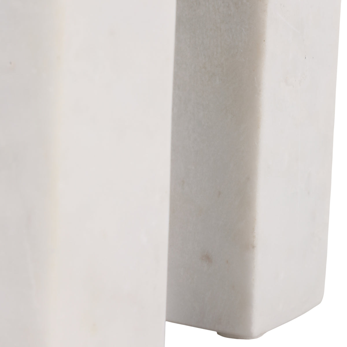 Hillcrest White Large Marble Horseshoe Tabletop Decor - 17596-01EC