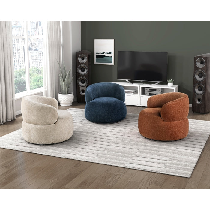Ruvo Brown Swivel Chair