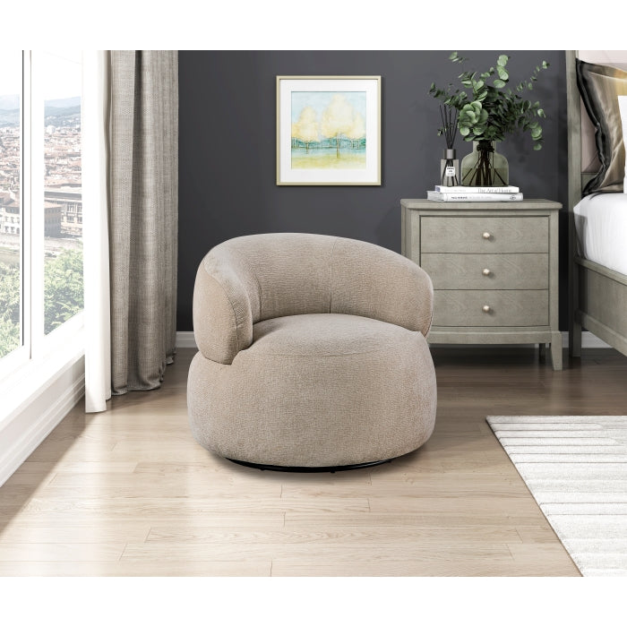 Ruvo Brown Swivel Chair