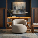 Ruvo Brown Swivel Chair