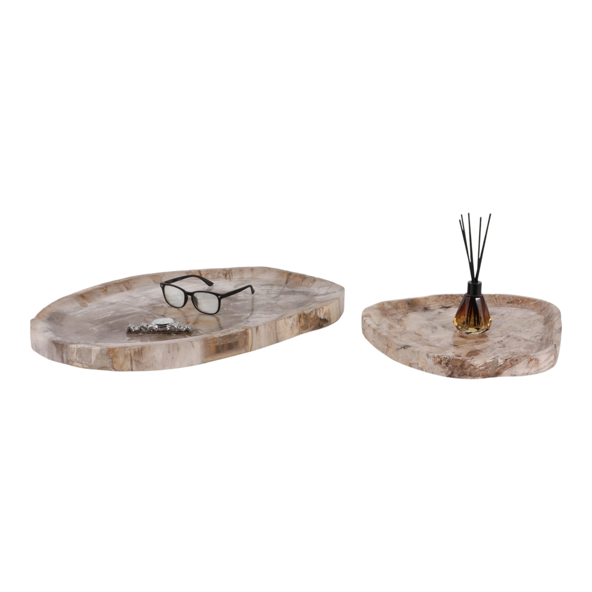 Glenstone Brown/Tan Trays (Set of 2)