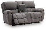 Bakerstein Galaxy Power Reclining Loveseat with Console