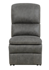 Wasatch Iron Fabric 6-Pc Power Reclining Sectional with 2 Power Recliners