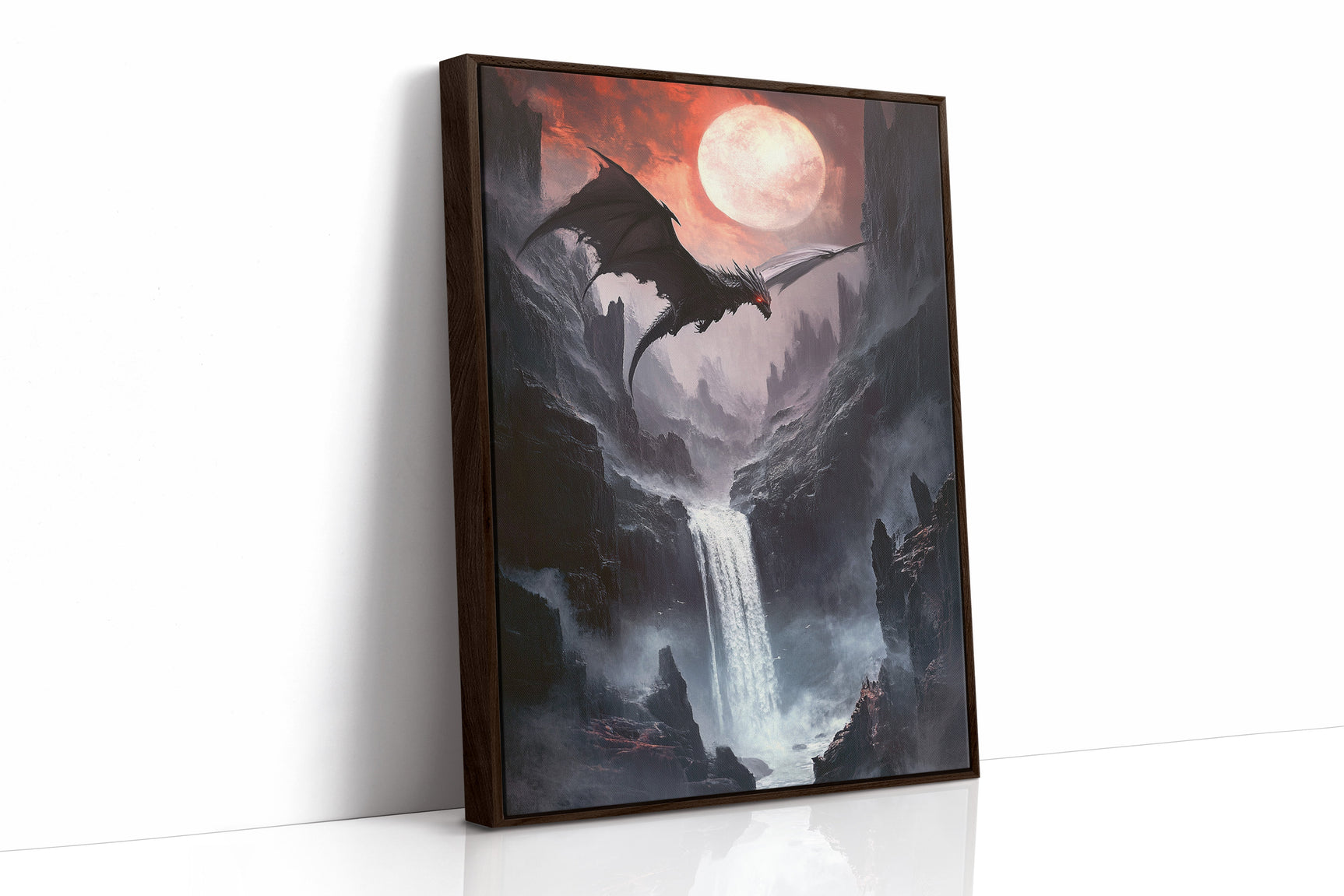 Beneath the Blood Moon's Flight