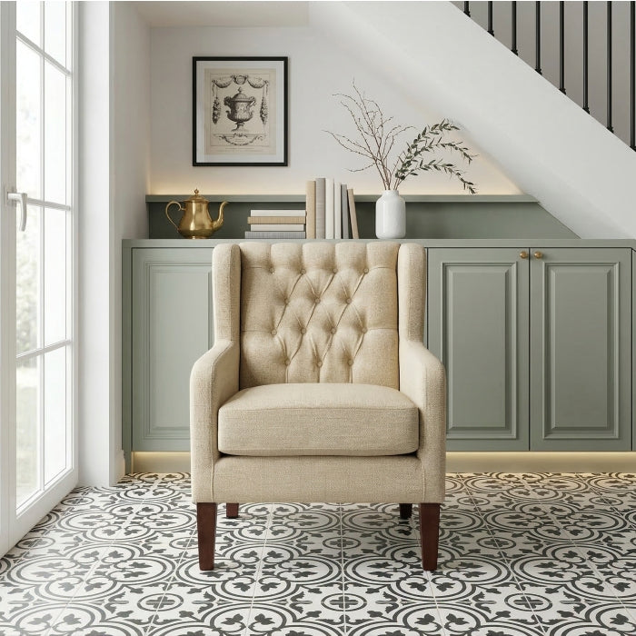 Aria Brown Accent Chair