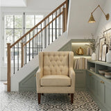 Aria Brown Accent Chair