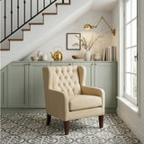 Aria Brown Accent Chair