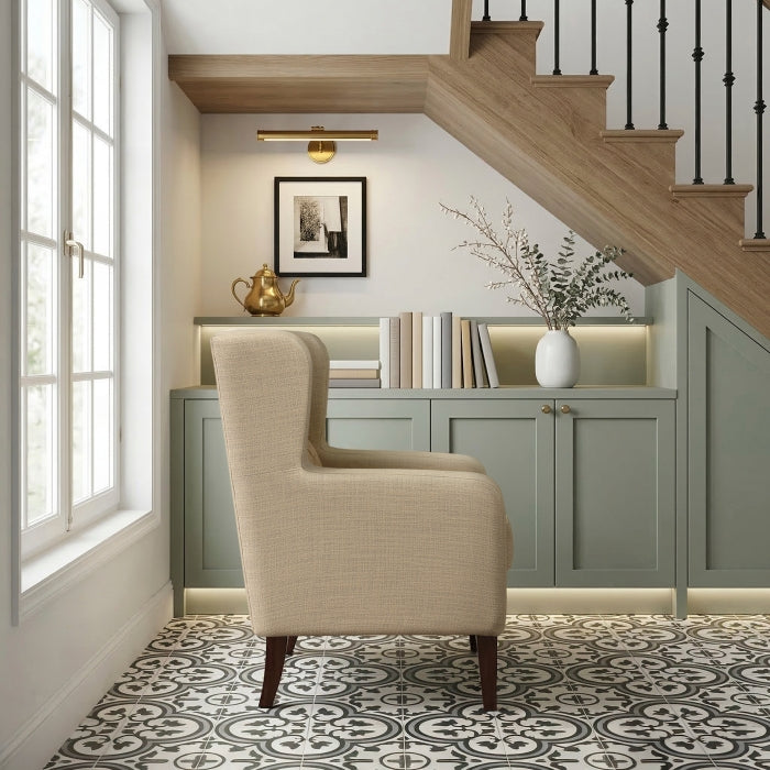 Aria Brown Accent Chair