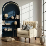 Aria Brown Accent Chair