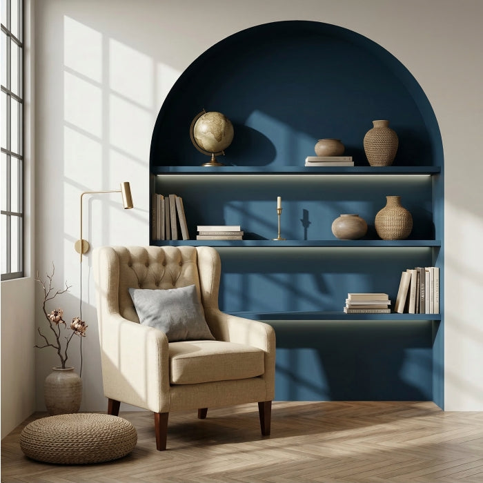 Aria Brown Accent Chair