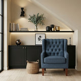 Aria Brown Accent Chair