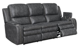 Wasatch Iron Fabric Power Reclining Sofa