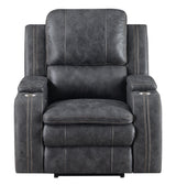 Wasatch Iron Fabric Power Reclining Chair