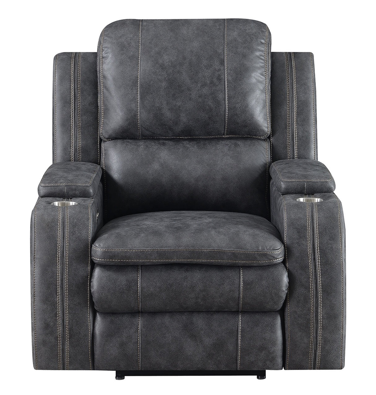 Wasatch Iron Fabric Power Reclining Chair